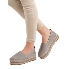 Coura Suede Espadrilles On The Platform grey 2