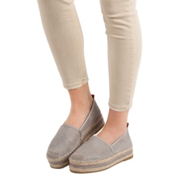 Coura Suede Espadrilles On The Platform grey 1