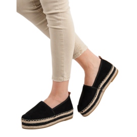 Coura Suede Espadrilles On The Platform black 2