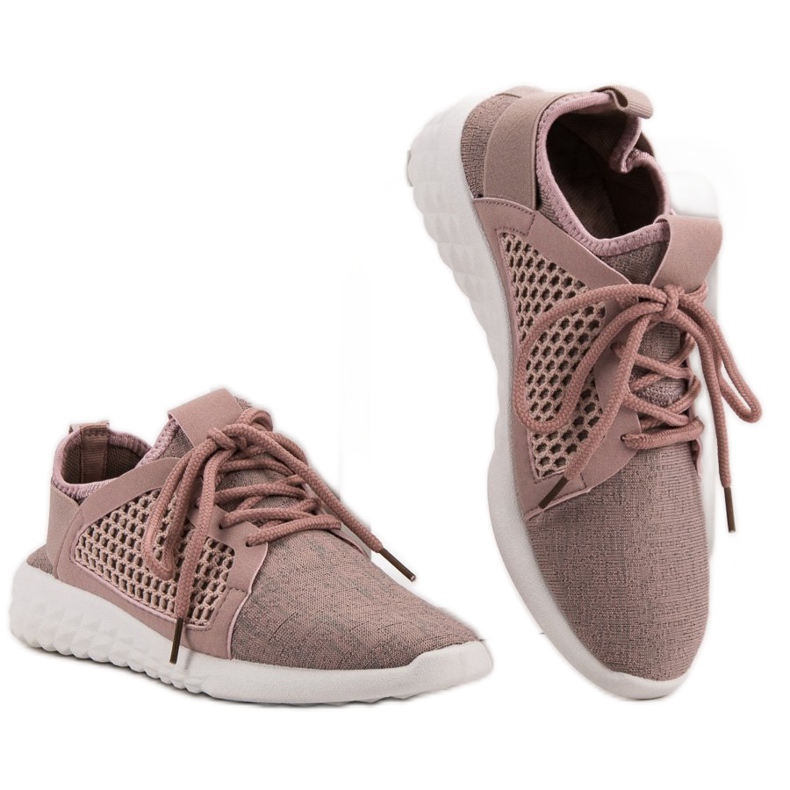 Fashionable Textile Footwear purple 2