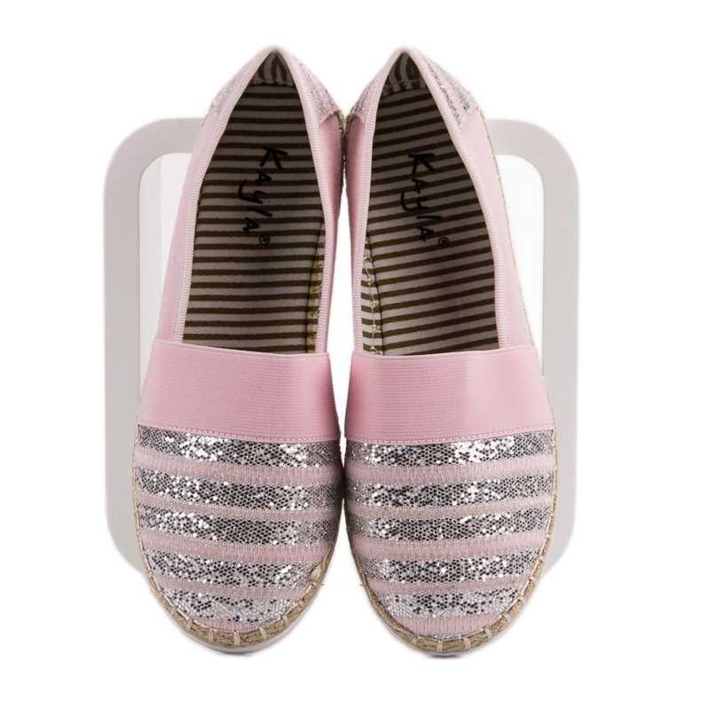 Kayla Shiny Espadrilles pink 1
