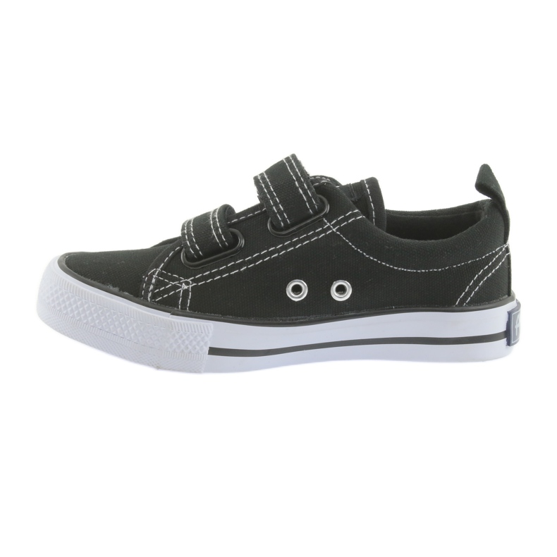 American Club American children's brush sneakers black Velcro 2 American Club American children's brush sneakers black Velcro 2