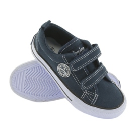 American Club navy blue sneakers with two velcro white 4 American Club navy blue sneakers with two velcro white 4