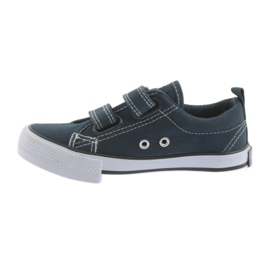 American Club navy blue sneakers with two velcro white 3 American Club navy blue sneakers with two velcro white 3
