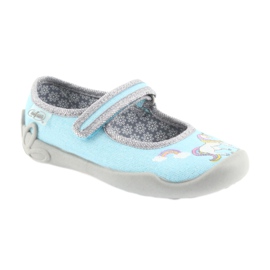 Befado children's shoes 114X331 konik blue grey 1