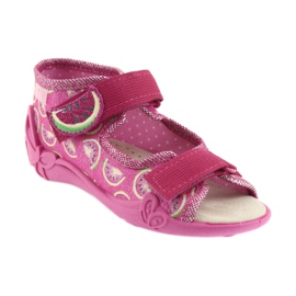 Befado yellow children's shoes 342P004 pink 2 Befado yellow children's shoes 342P004 pink 2