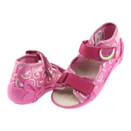 Befado sandals children's shoes 342P004 watermelons pink grey green 4 Befado sandals children's shoes 342P004 watermelons pink grey green 4