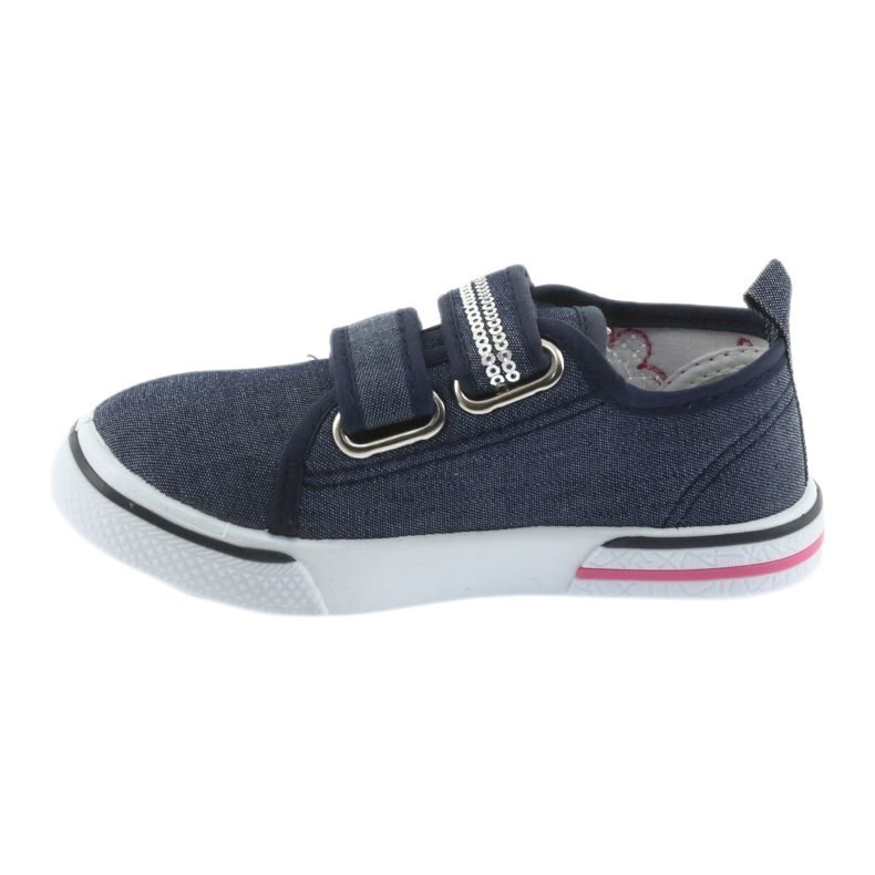 Atletico Children's sneakers denim leather insert blue 2 Atletico Children's sneakers denim leather insert blue 2