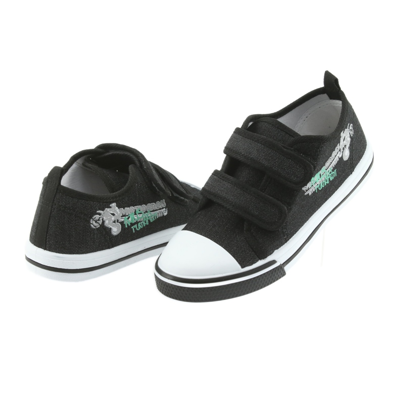 Velcro sneakers Motocross Atletico 1809 black 4