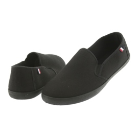 ATLETICO black slip-on sneakers 4