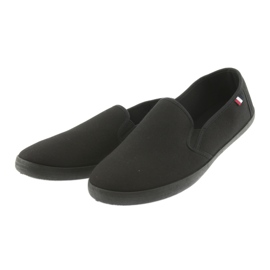 ATLETICO black slip-on sneakers 3