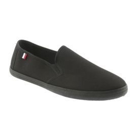 ATLETICO black slip-on sneakers 1