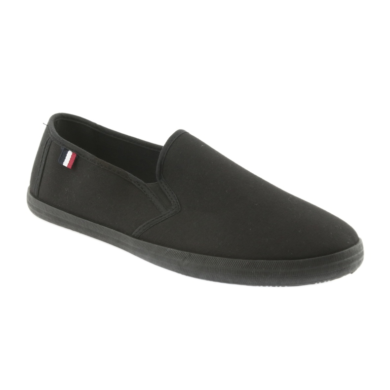 ATLETICO black slip-on sneakers 1