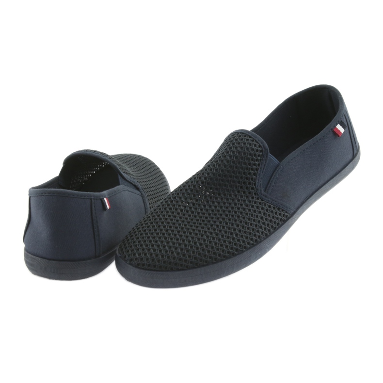 Slip-on ATLETICO navy blue sneakers 4