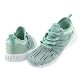 Bartek, leather insole 55114 Mint sports shoes green 4