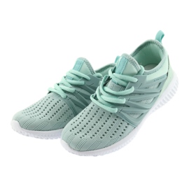 Bartek, leather insole 55114 Mint sports shoes green 3