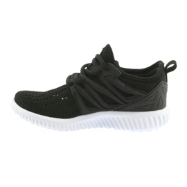 Bartek leather insole 58114 Black sports shoes white 2