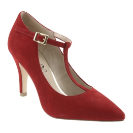 Red Women's pumps Caprice 24400 1