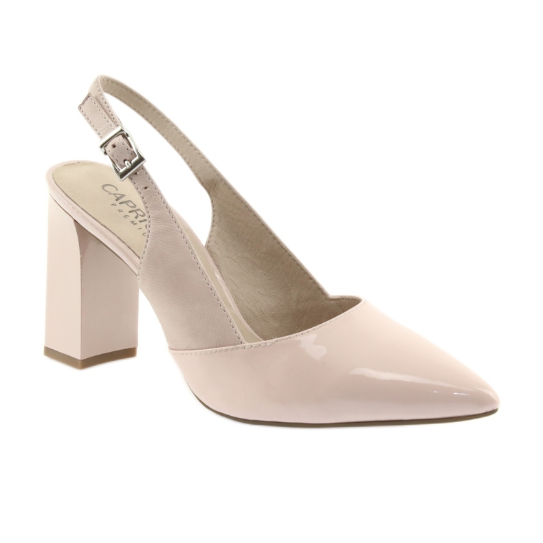 Women's sandals on the post of Caprice 29604 pink 1