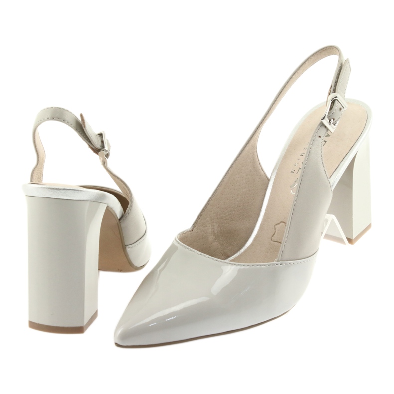 Gray women's sandals on the post Caprice 29604 grey 4 Gray women's sandals on the post Caprice 29604 grey 4