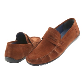 Moccasins camel suede Nikopol 1688 beige 4