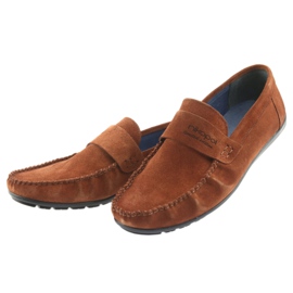 Moccasins camel suede Nikopol 1688 beige 3