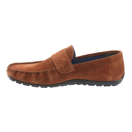 Moccasins camel suede Nikopol 1688 beige 2
