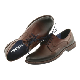 Brown men's shoes Nikopol 1712 5