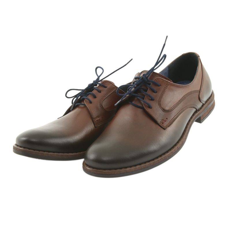 Brown men's shoes Nikopol 1712 3