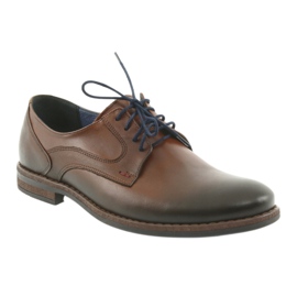 Brown men's shoes Nikopol 1712 1