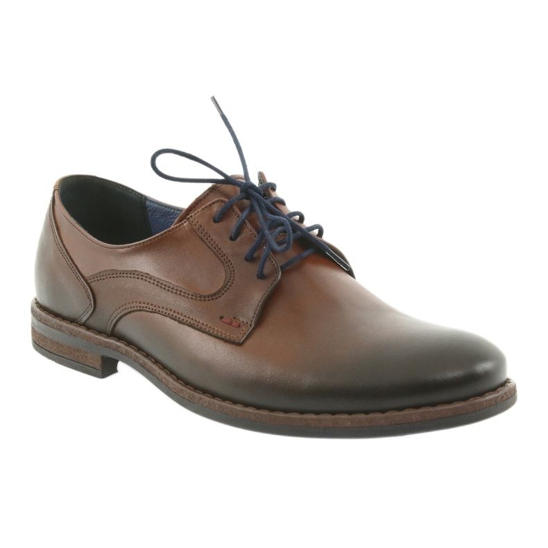Brown men's shoes Nikopol 1712 1
