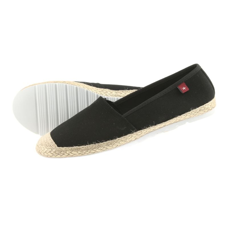 Big star ballerinas espadrilles 274727 black yellow 5