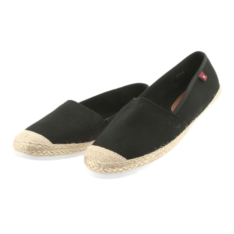 Big star ballerinas espadrilles 274727 black yellow 3
