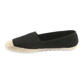 Big star ballerinas espadrilles 274727 black yellow 2
