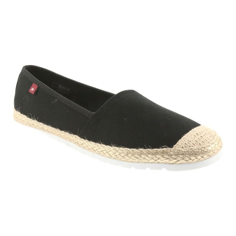 Big star ballerinas espadrilles 274727 black yellow 1