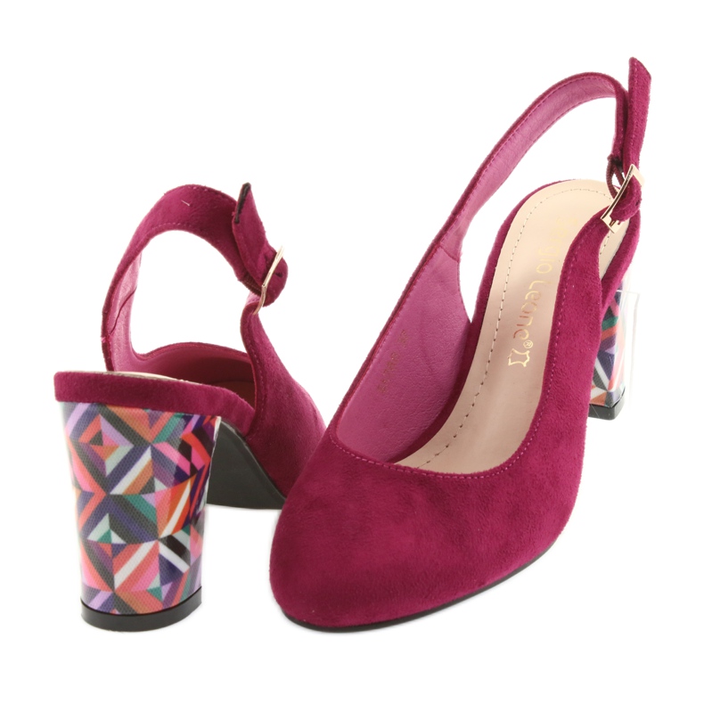 Sandals on the post of Sergio Leone 788 pink 4