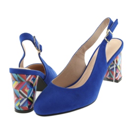 Sandals on the post Sergio Leone 788 indigo mic blue 4