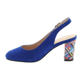 Sandals on the post Sergio Leone 788 indigo mic blue 2