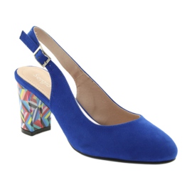 Sandals on the post Sergio Leone 788 indigo mic blue 1