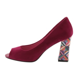 Suede pumps Sergio Leone 133 fuchsia pink 2