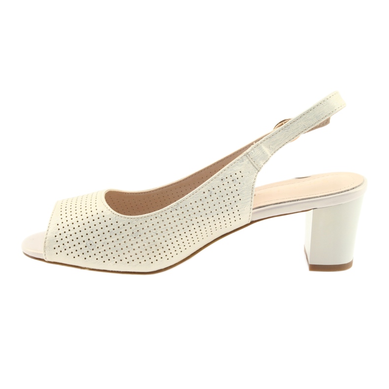 Sandals on the post of Sergio Leone 794 gold golden 2