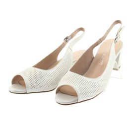 Sandals on the post of Sergio Leone 794 silver grey 3