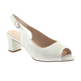 Sandals on the post of Sergio Leone 794 silver grey 1