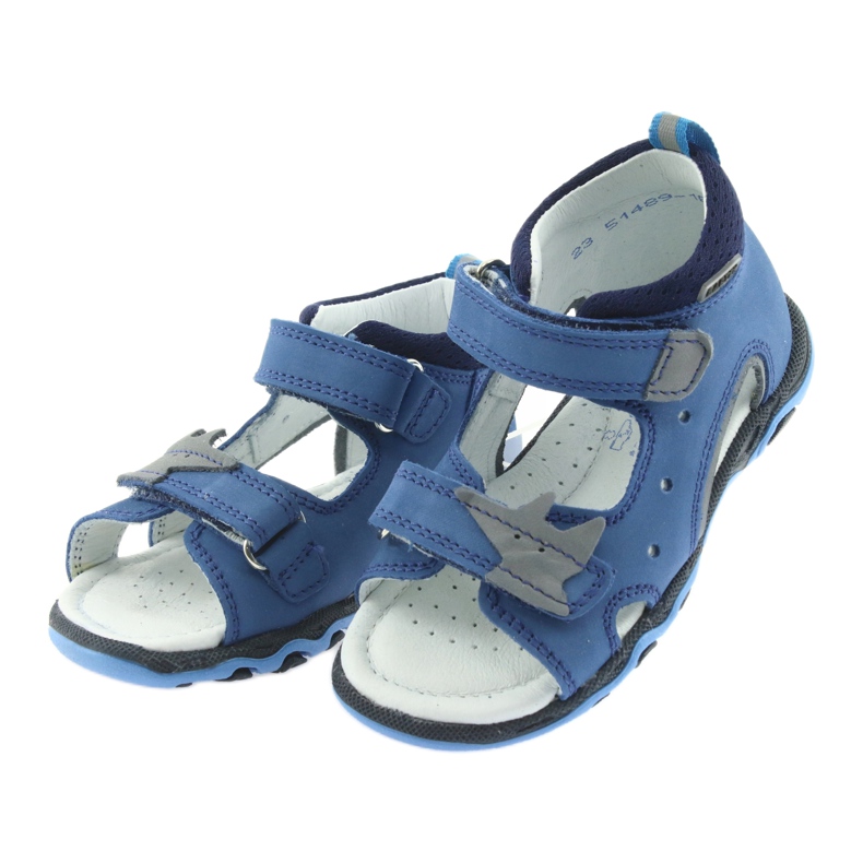 Sandals boys' turnips Bartek 51489 blue grey 3 Sandals boys' turnips Bartek 51489 blue grey 3