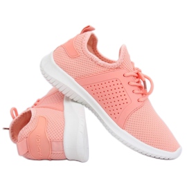 Pink 7758-Y Pink sports shoes 1