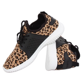 Leopard 7758-Y Leopard Print sneakers brown 1
