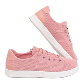 Pink 7062-Y Pink women's sneakers 1