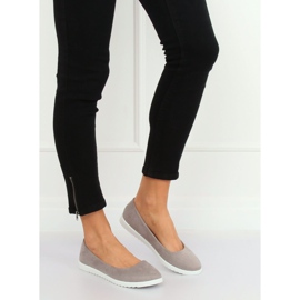 Gray women's ballerinas 7845-P Gray grey 1