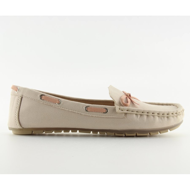 Classic women's loafers beige 3145 Beige II-GAT 2