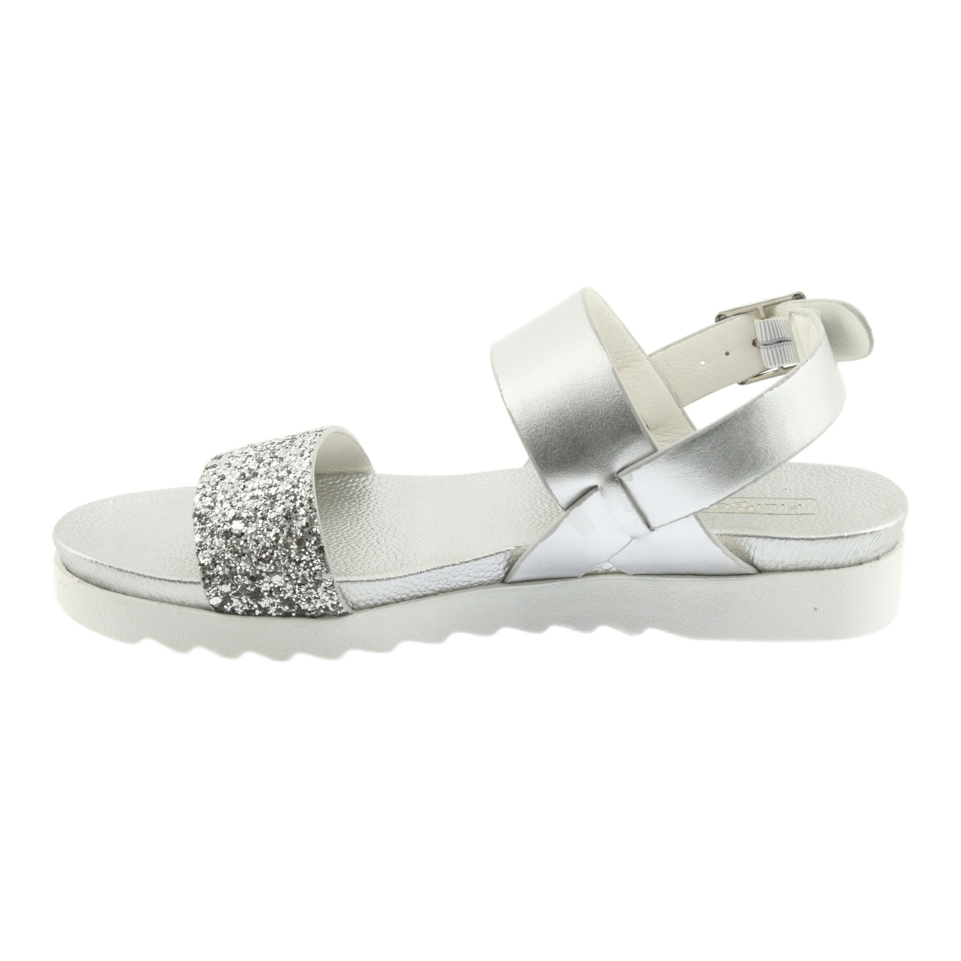 Comfy silver deals sandals